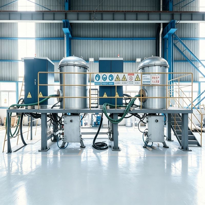 Lead-Silver Vacuum Distillation Furnace